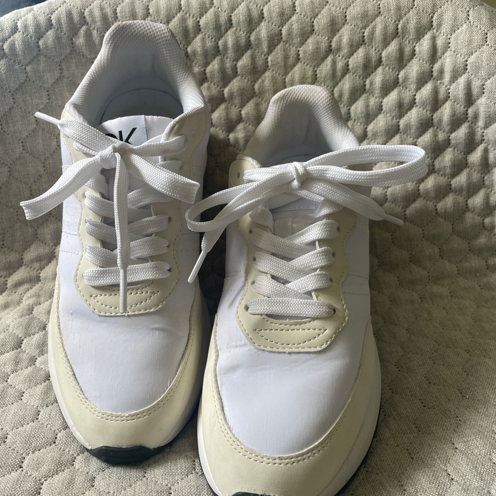 White and Cream Sneakers